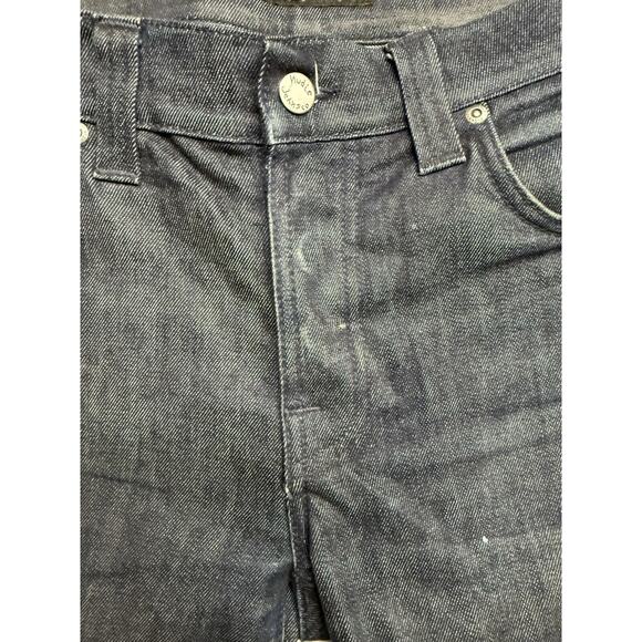 NUDIE Jeans GRIM TIM Men's Jeans W32 L34 Slim Fit Tapered Organic Dry Navy Dips - Picture 8 of 16